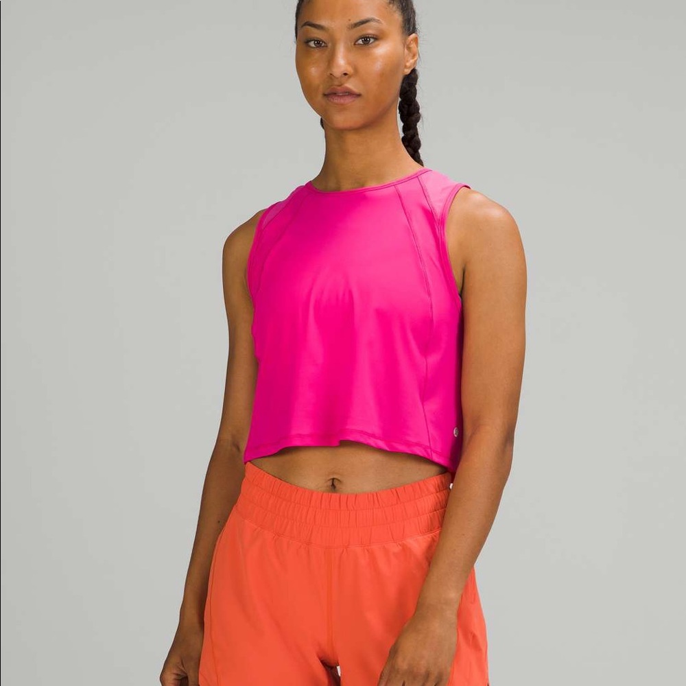 LULULEMON SONIC PINK Sculpt Tank *crop